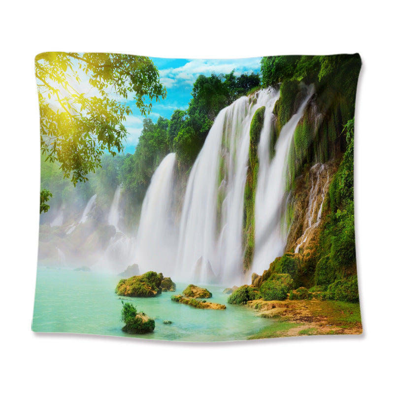 Transform Your Space with Our Stunning Landscape Tapestry Wall Decoration