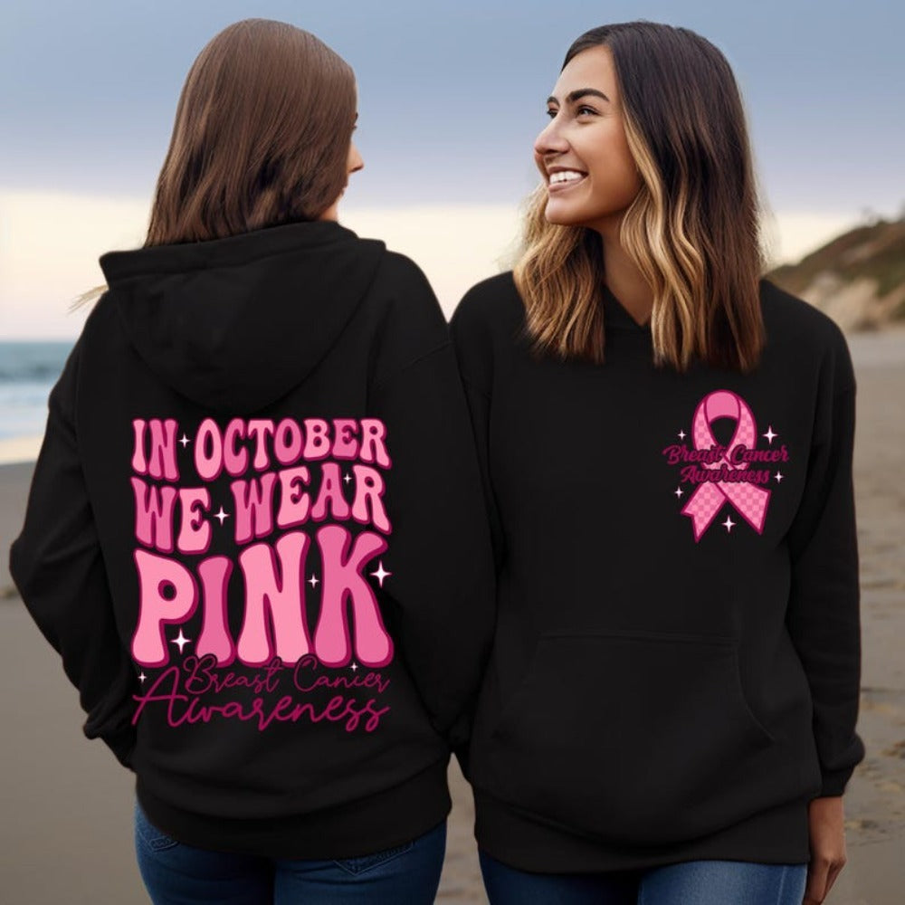 In October We Wear Breast Cancer Awareness Sweatshirt Koalakits36