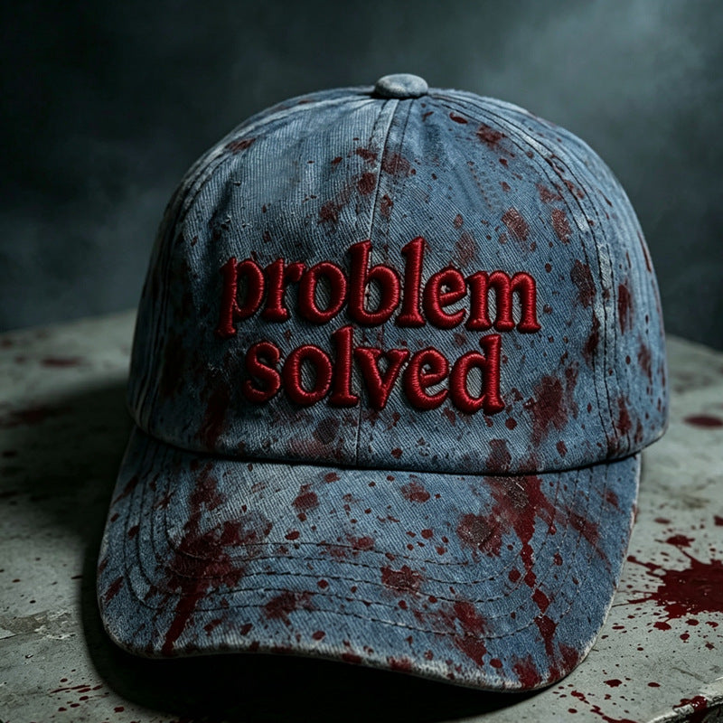 Stylish Halloween-Themed Baseball Cap: Dark-Style Couples Hat for All Seasons