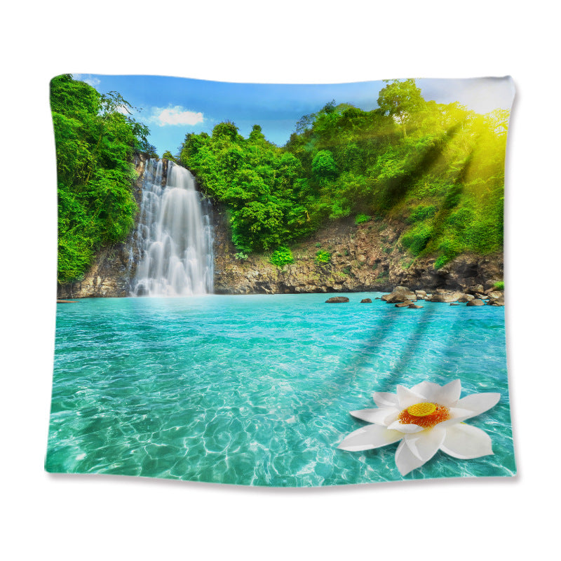 Transform Your Space with Our Stunning Landscape Tapestry Wall Decoration