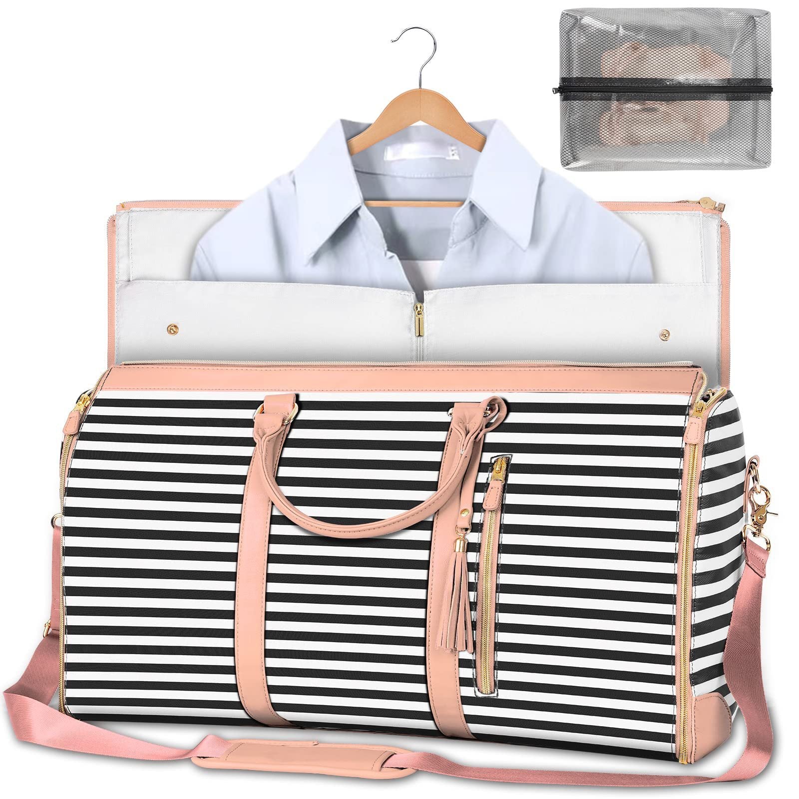 Large Capacity Travel Duffle Bag Women's Handbag Folding Suit Bag Waterproof | Koalakits36