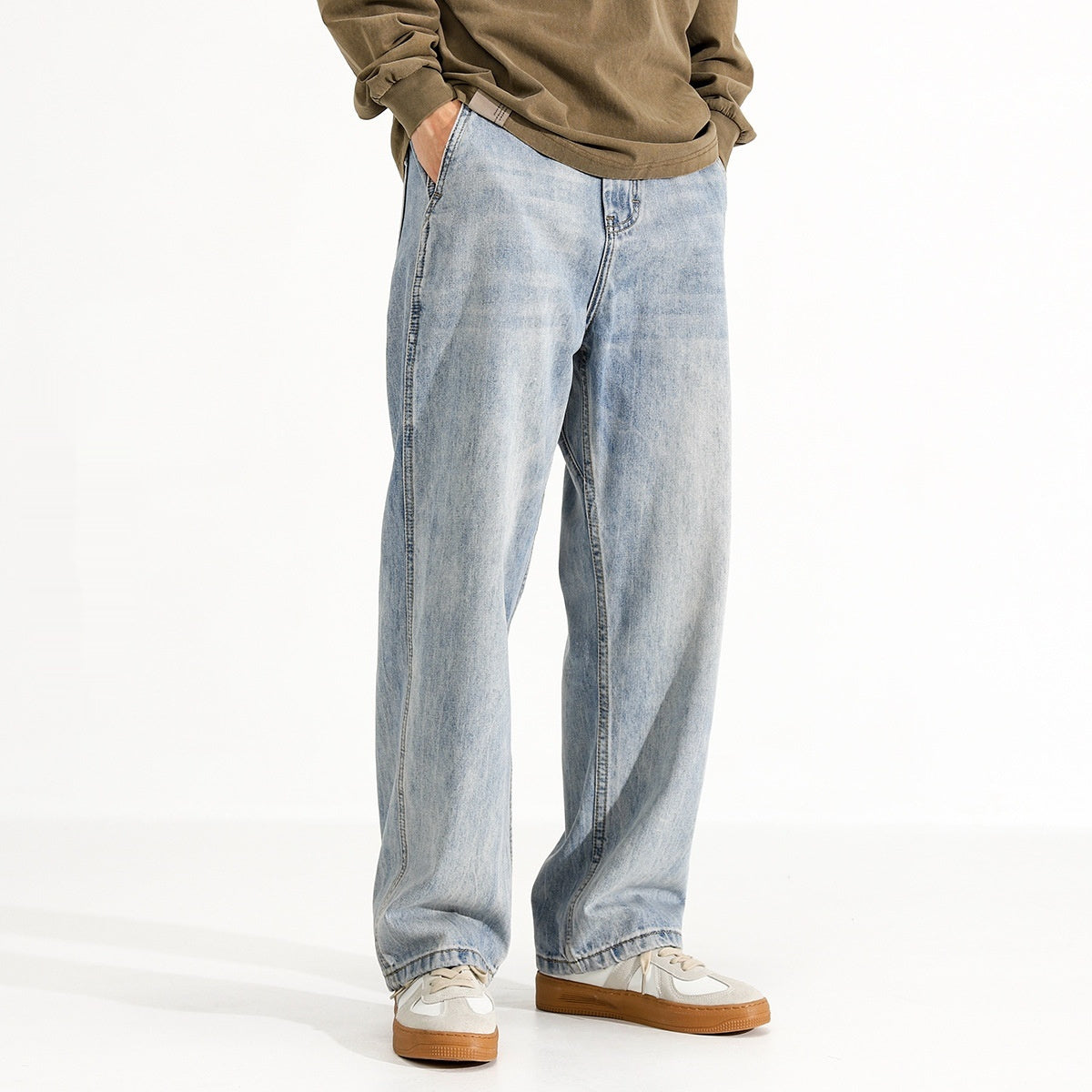 Washed Distressed Jeans for Men | Koalakits36
