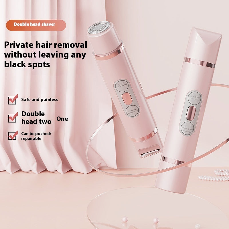 Dual-Head Electric Shaver Painless Women's Epilator Bikini Hair Removal Device Automatic Hair Trimmer | Koalakits36