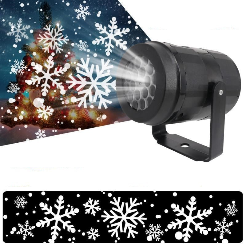 Christmas Snowflake Projector LED Stage Light Outdoor