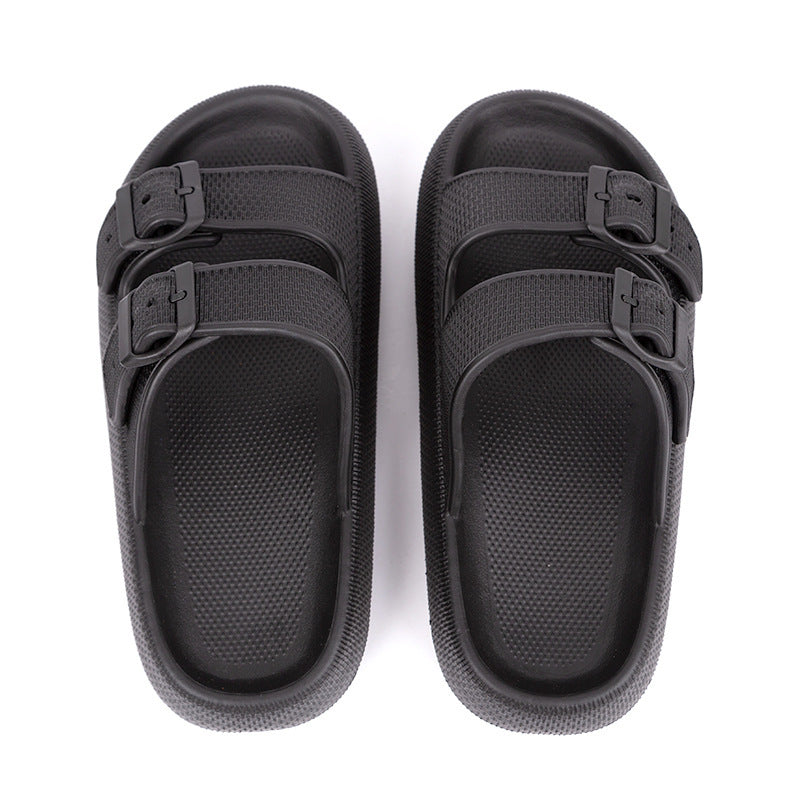 Platform Slippers Women's Summer Buckle Home Shoes Outdoor Wear | Koalakits36
