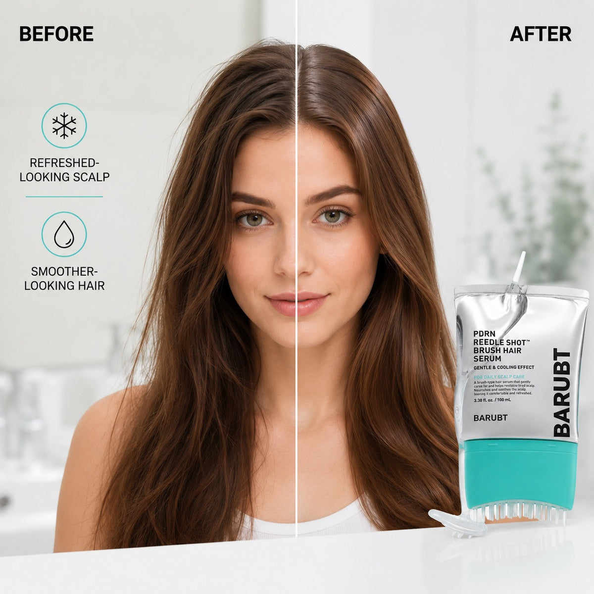 Herbal Scalp Treatment Lotion for Oily Scalp, Refreshing Oil-Control Hair Care, Herbal Scalp Conditioner