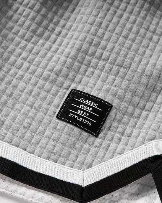 Men's Casual Loose Striped Webbing Trendy Plaid Sports Shorts