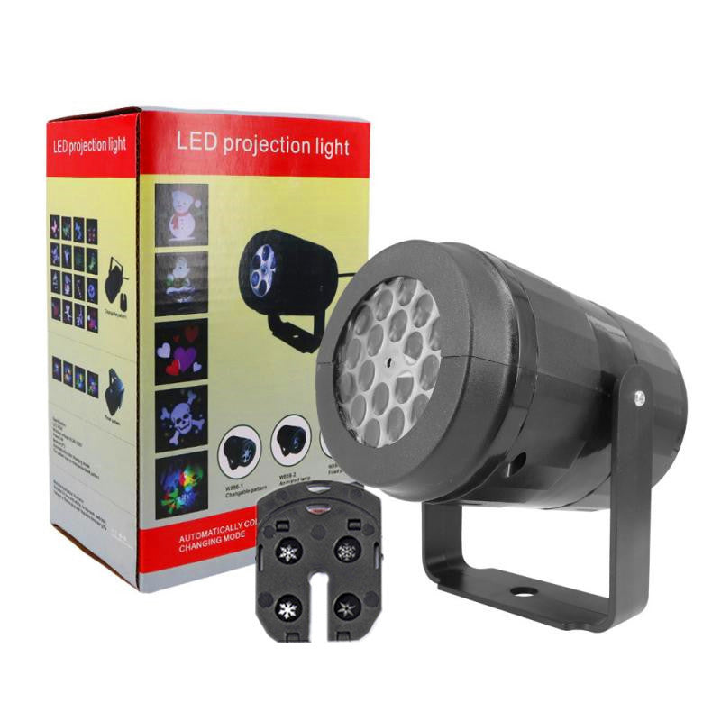 Christmas Snowflake Projector LED Stage Light Outdoor