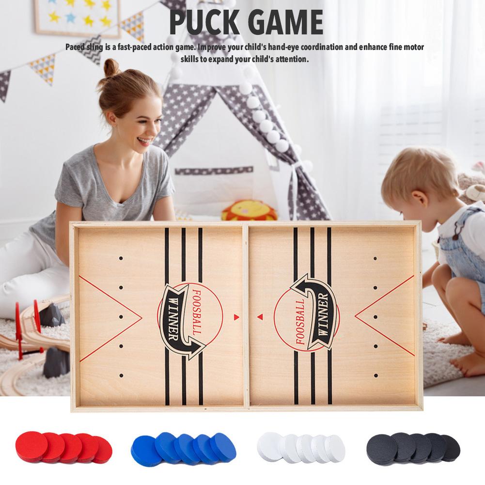 Fast Sling Puck Game - Puck Board Game | Koalakits36