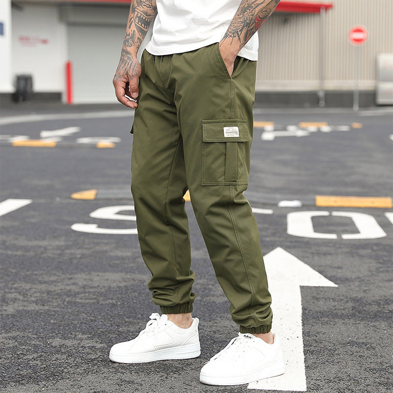Men's Casual Overalls – Loose Cropped Pants | Koalakits36