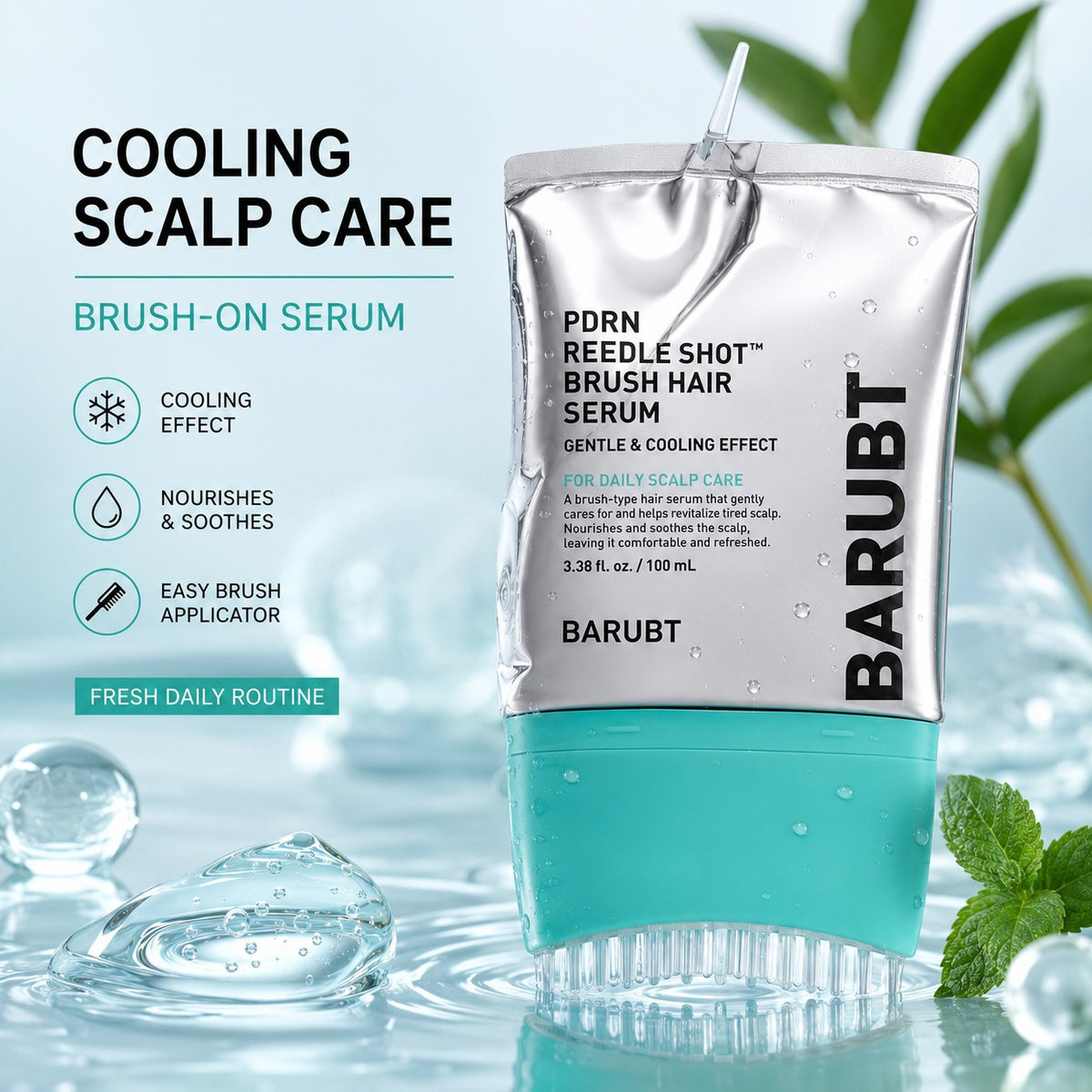 Herbal Scalp Treatment Lotion for Oily Scalp, Refreshing Oil-Control Hair Care, Herbal Scalp Conditioner