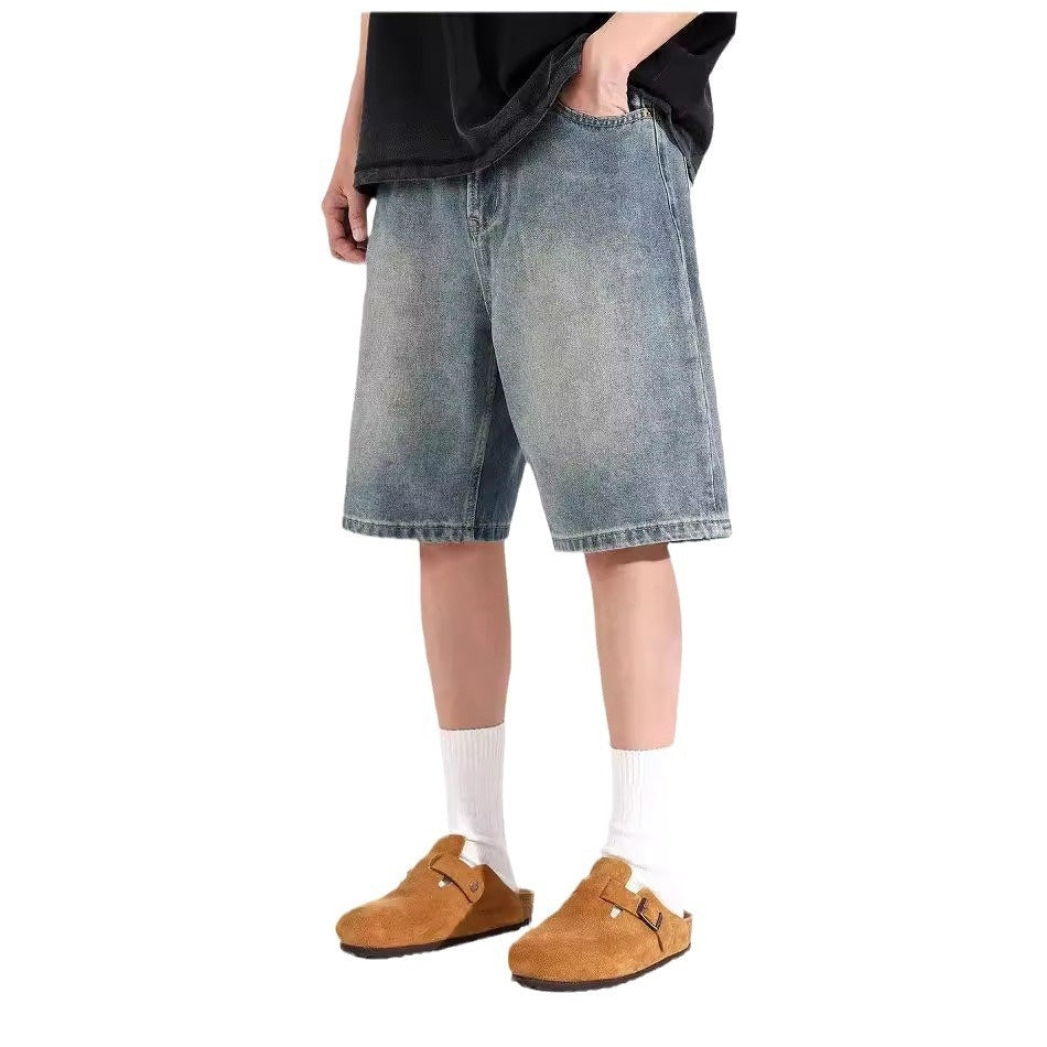 Denim Sports Shorts - Loose Fit Overalls | Koalakits36