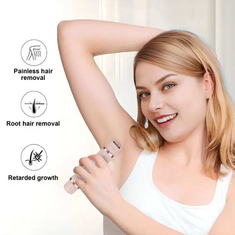 Dual-Head Electric Shaver Painless Women's Epilator Bikini Hair Removal Device Automatic Hair Trimmer | Koalakits36