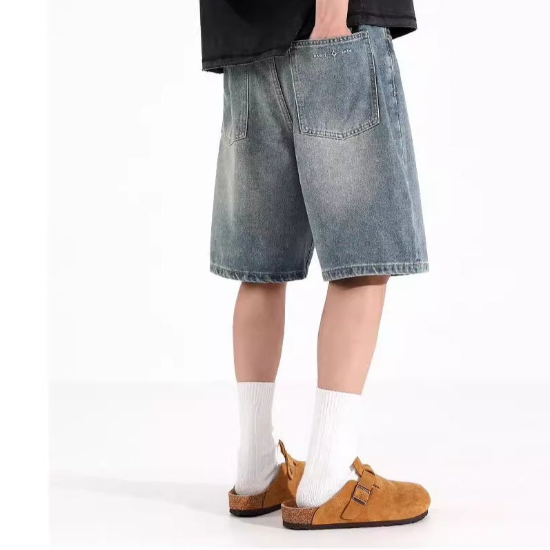 Denim Sports Shorts - Loose Fit Overalls | Koalakits36