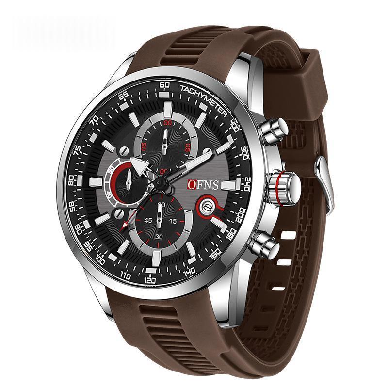 Men’s Quartz Chronograph Watch – Sleek Three-Hand Style