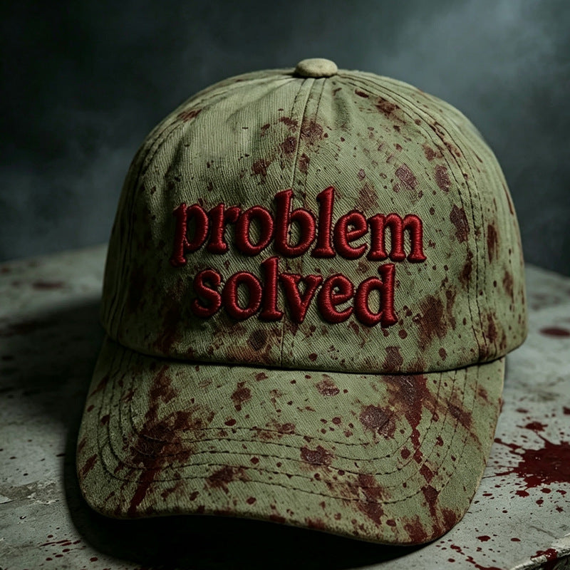 Stylish Halloween-Themed Baseball Cap: Dark-Style Couples Hat for All Seasons
