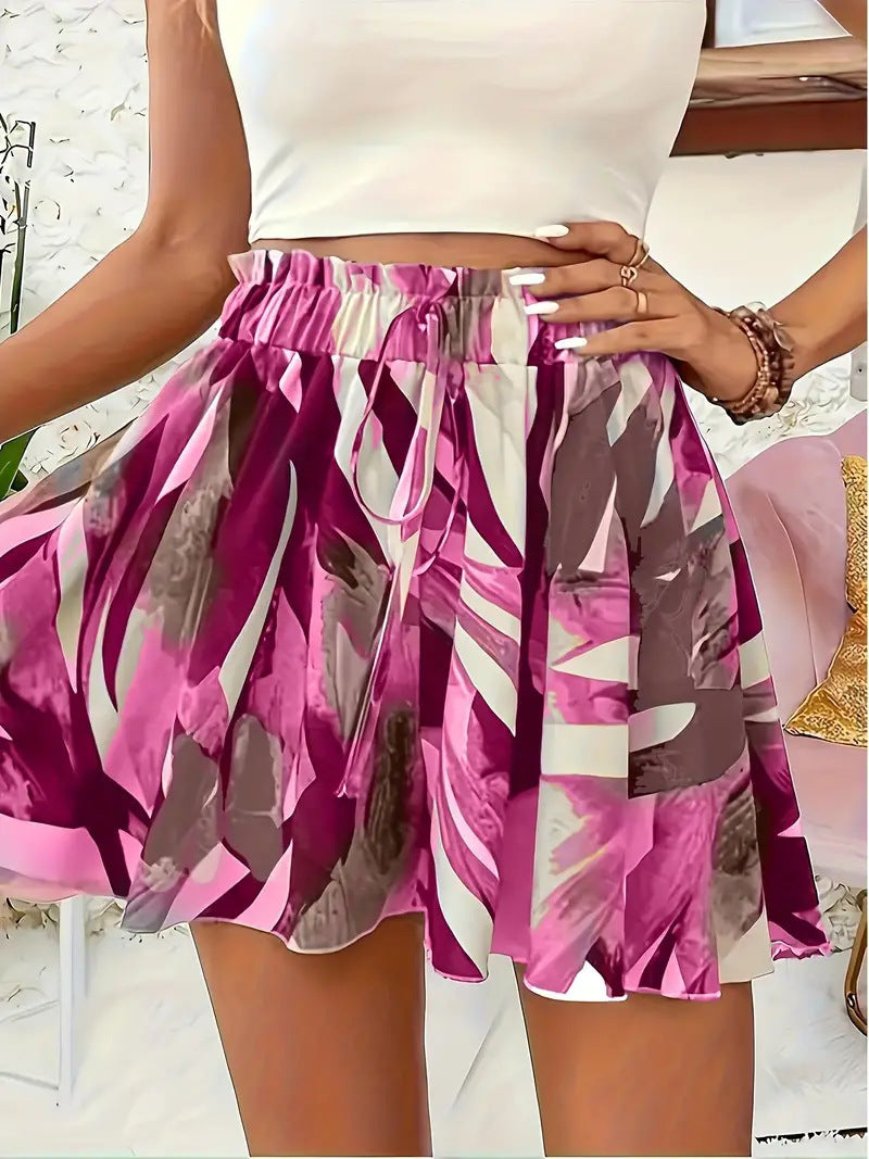 Print Elastic Summer Women's Shorts | Koalakits36
