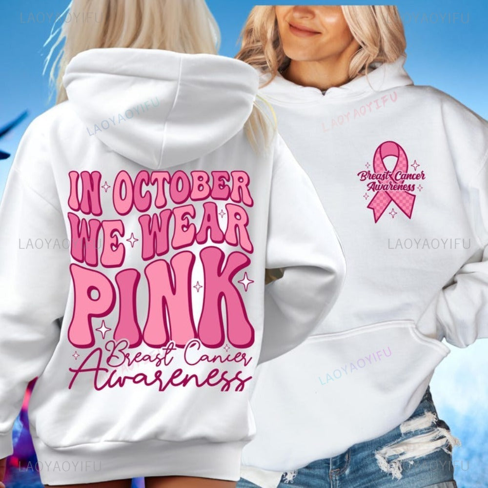 In October We Wear Breast Cancer Awareness Sweatshirt Koalakits36