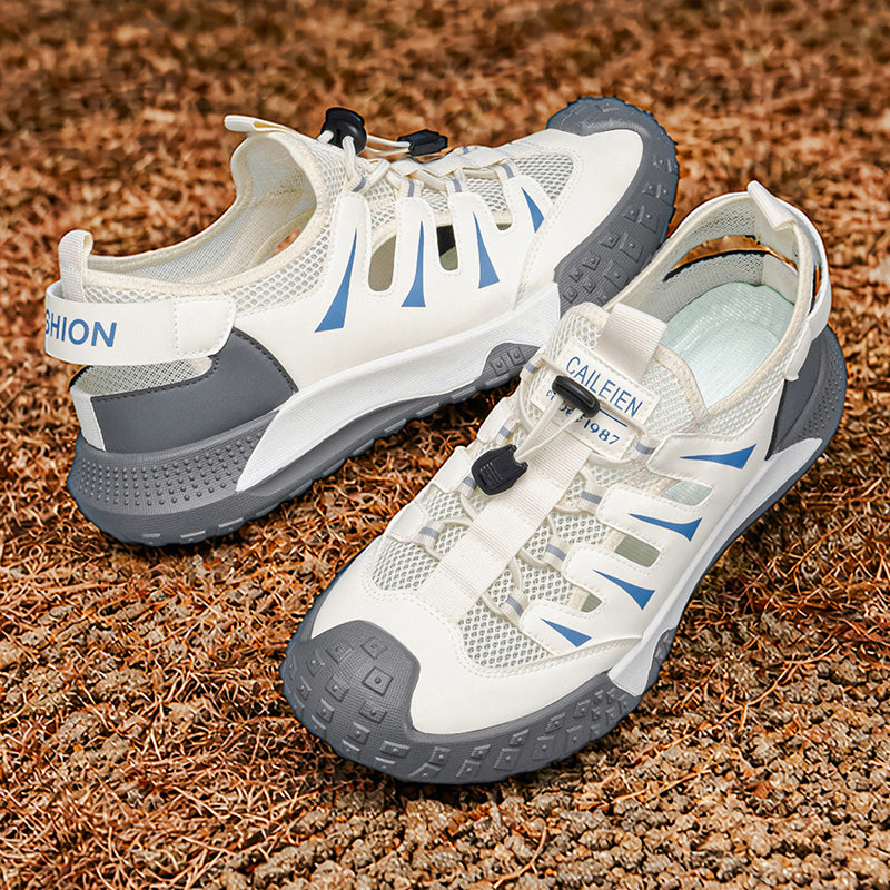 Men's Casual Summer Sandals - Breathable Mesh Clogs for Ultimate Comfort