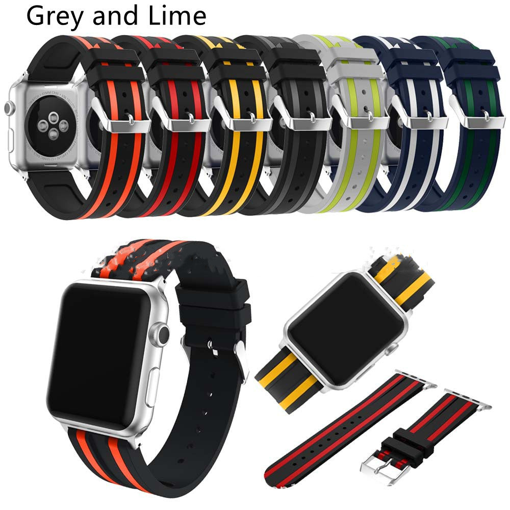 Sports Watch Two Tone Double Bar Strap Koalakits36