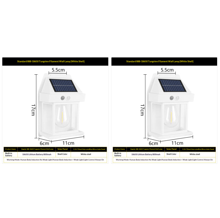 Transform Your Outdoor Space with Our Solar Motion Sensor Wall Light