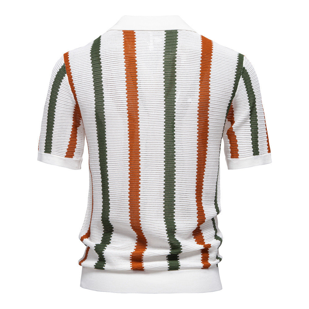 Breathable Men's Polo Shirt - Knitted Style | Koalakits36
