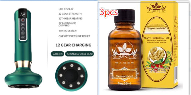 Electric Vacuum Cupping Massager For Body Anti-Cellulite Suction Cup GuaSha | Koalakits36