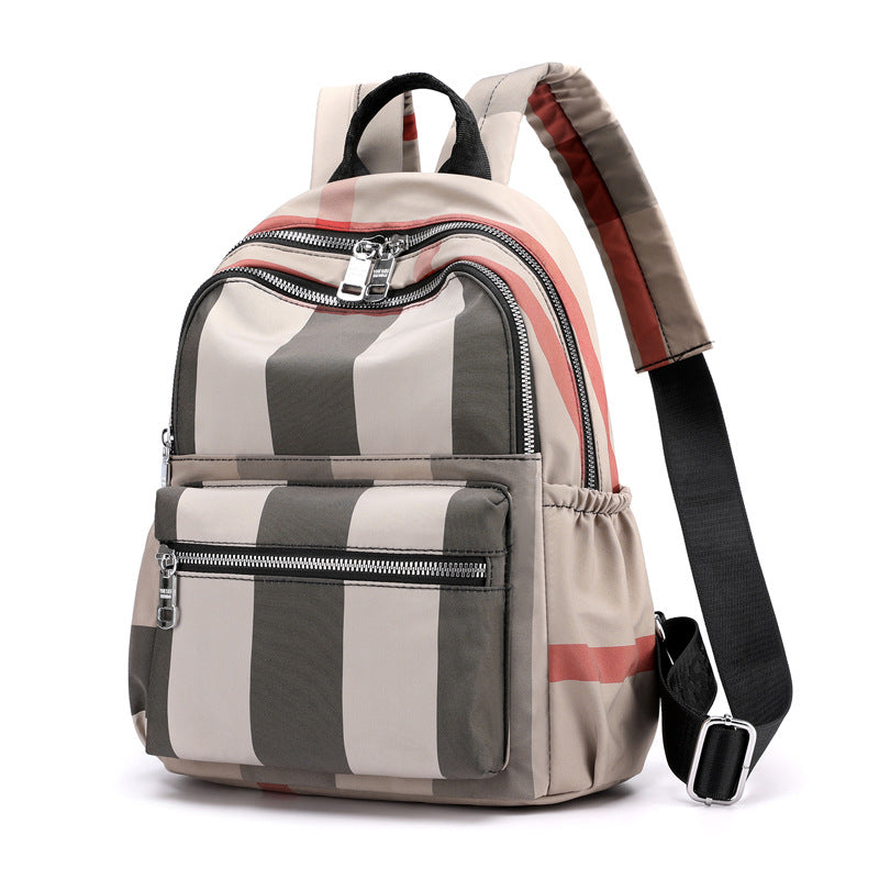 Lattice Lightweight Oxford Backpack – Stylish Small Travel Backpack for Everyday Use, School & Casual Outings