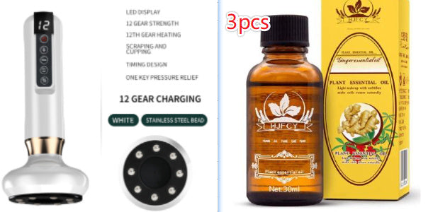 Electric Vacuum Cupping Massager For Body Anti-Cellulite Suction Cup GuaSha | Koalakits36