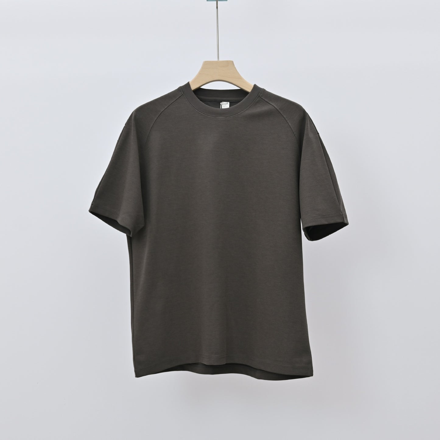 Mens Loose-Fit Patchwork T-Shirt Top