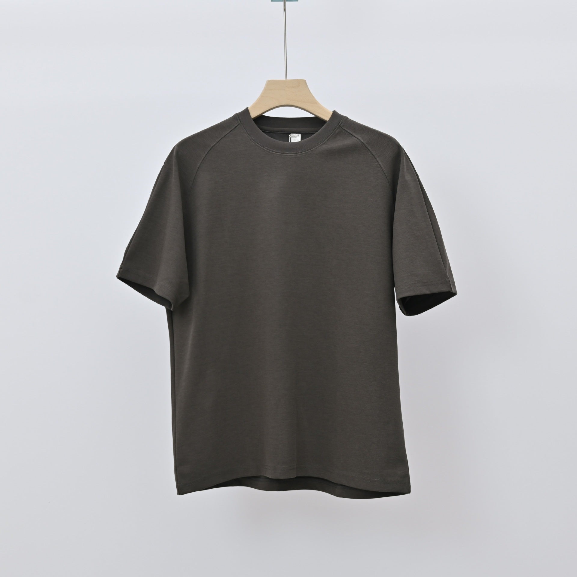 Mens Loose-Fit Patchwork T-Shirt Top