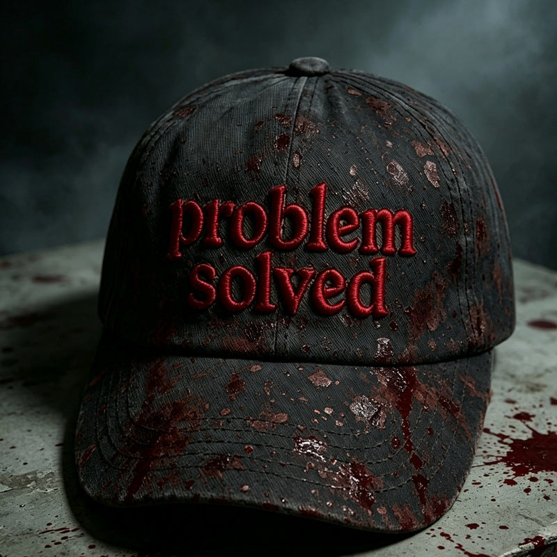 Stylish Halloween-Themed Baseball Cap: Dark-Style Couples Hat for All Seasons