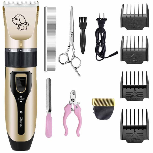 Professional Dog Hair Clipper – Electric Pet Hair Trimmer & Shaver for Easy Grooming at Home
