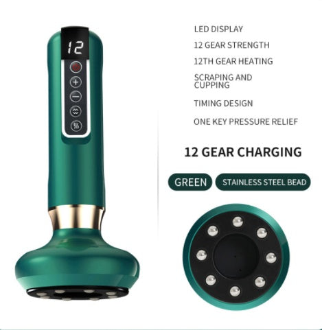 Electric Vacuum Cupping Massager For Body Anti-Cellulite Suction Cup GuaSha | Koalakits36