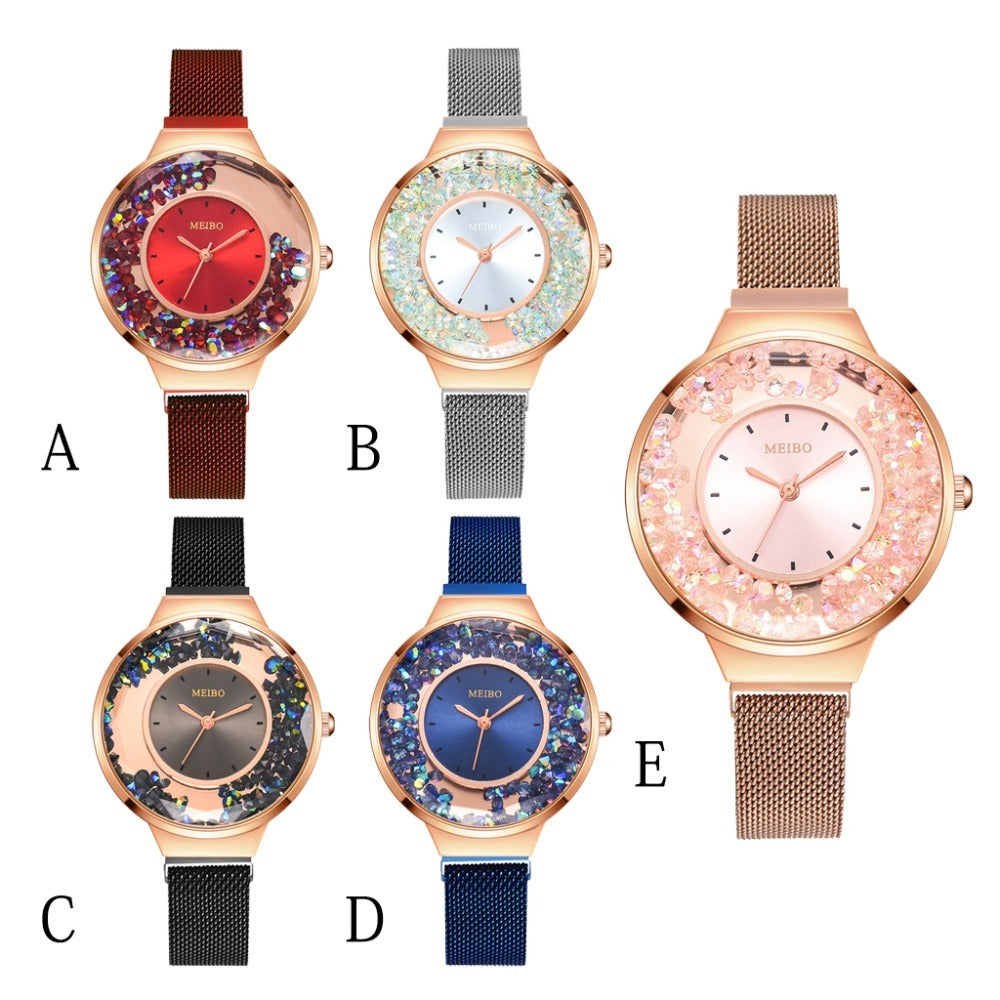 New Magnetic Women Watch with Alloy Strap | Koalakits36