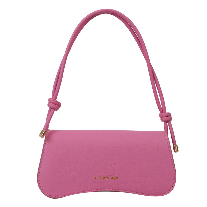 Underarm Bag Chic Solid Color Square Shoulder Purse Versatile Crossbody Tote | Koalakits36