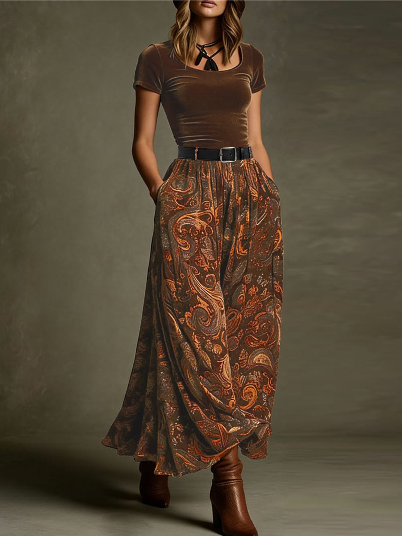 Retro Elegant Chic Womens Dress