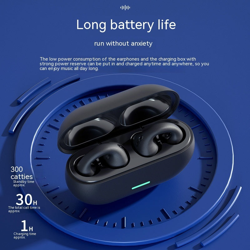 Wireless Ear Clip Bluetooth Headset TWS Comfortable Wear Not In-Ear Sports Wireless | Koalakits36