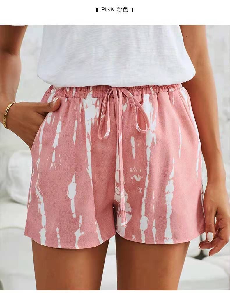Chic and Comfortable Tie-Dye Wide-Leg Shorts for Effortless Summer Style