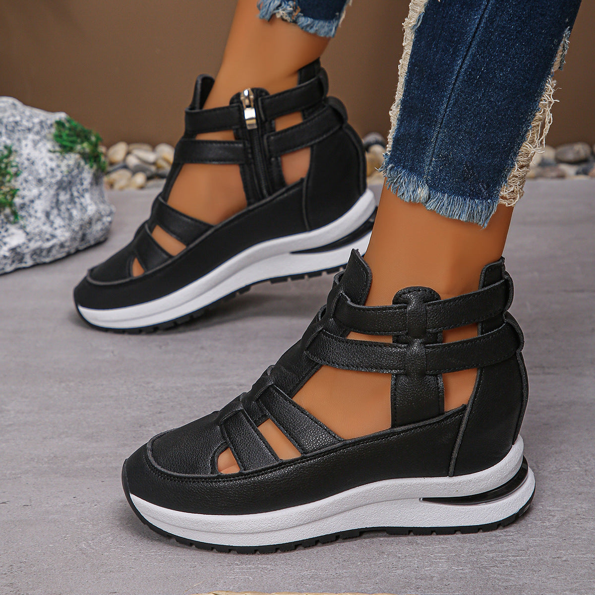 Women's Close-toed Hollow-out Sandals Summer Fashion | Koalakits36