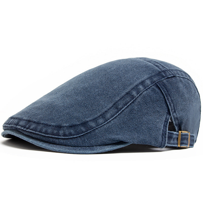 Retro Washed Denim Hat Cowboy Beret Fashion Casual Baseball Cap | Koalakits36