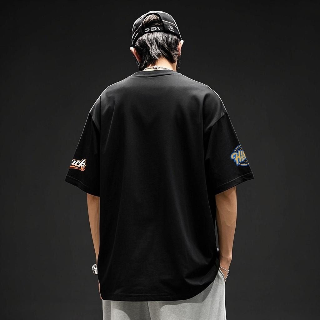 Mens Loose Fitting Casual Top