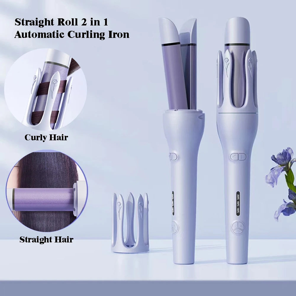 Automatic Hair Curler Straightener Negative Ion Electric Ceramic