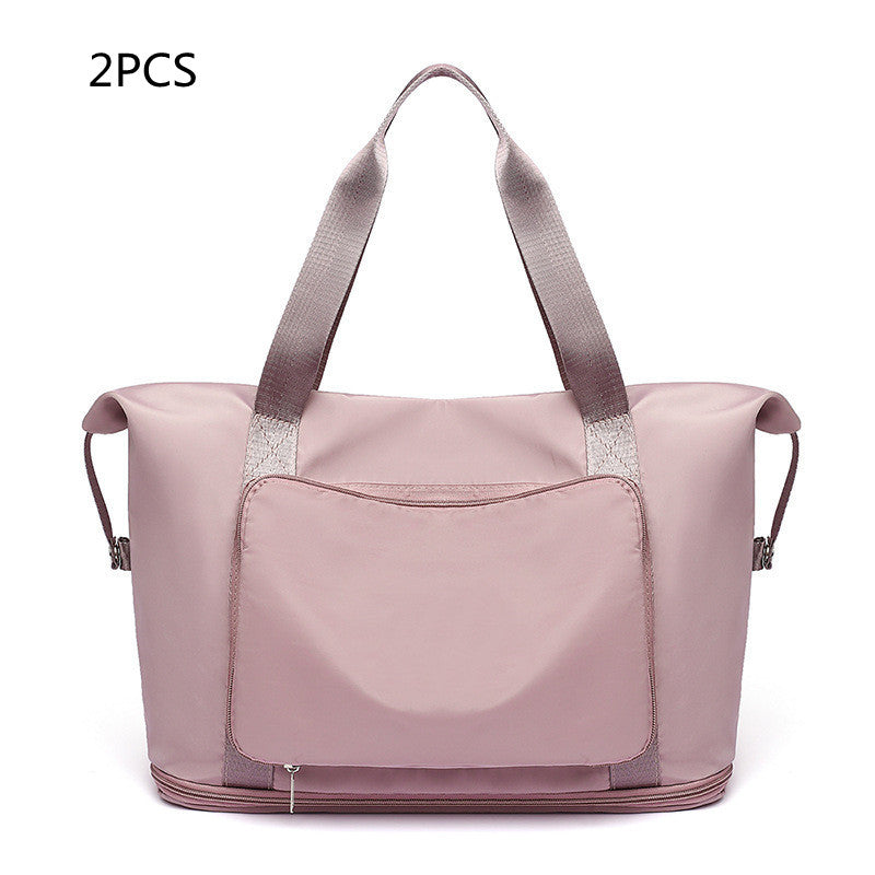 Foldable Large Capacity Women Gym Bags Shoulder Bag for Training Travel Handle Handbag Crossbody Tote Koalakits36
