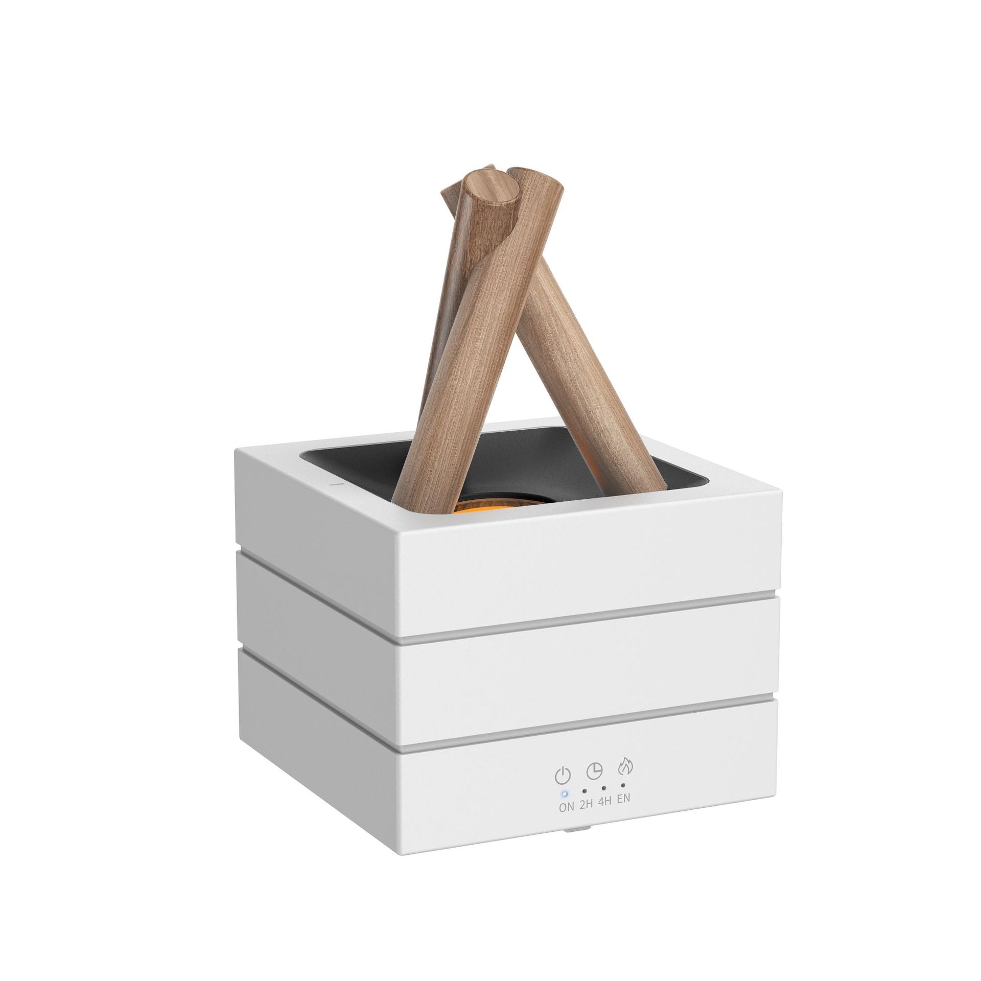 Flame Effect Aromatherapy Humidifier Aroma Diffuser Desktop Usb Plug-in Heavy Fog Essential Oil Compatible 7-Color LED Light Koalakits36