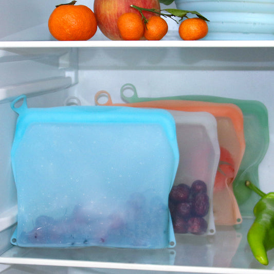 Portable Self-sealing Storage Bag for kitchen food