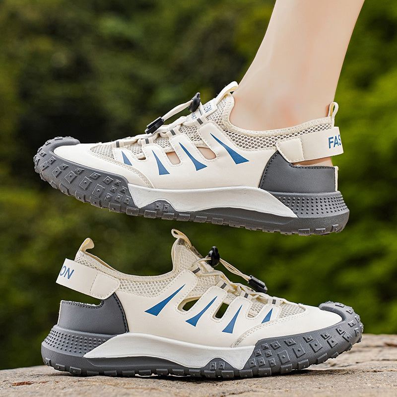 Men's Casual Summer Sandals - Breathable Mesh Clogs for Ultimate Comfort
