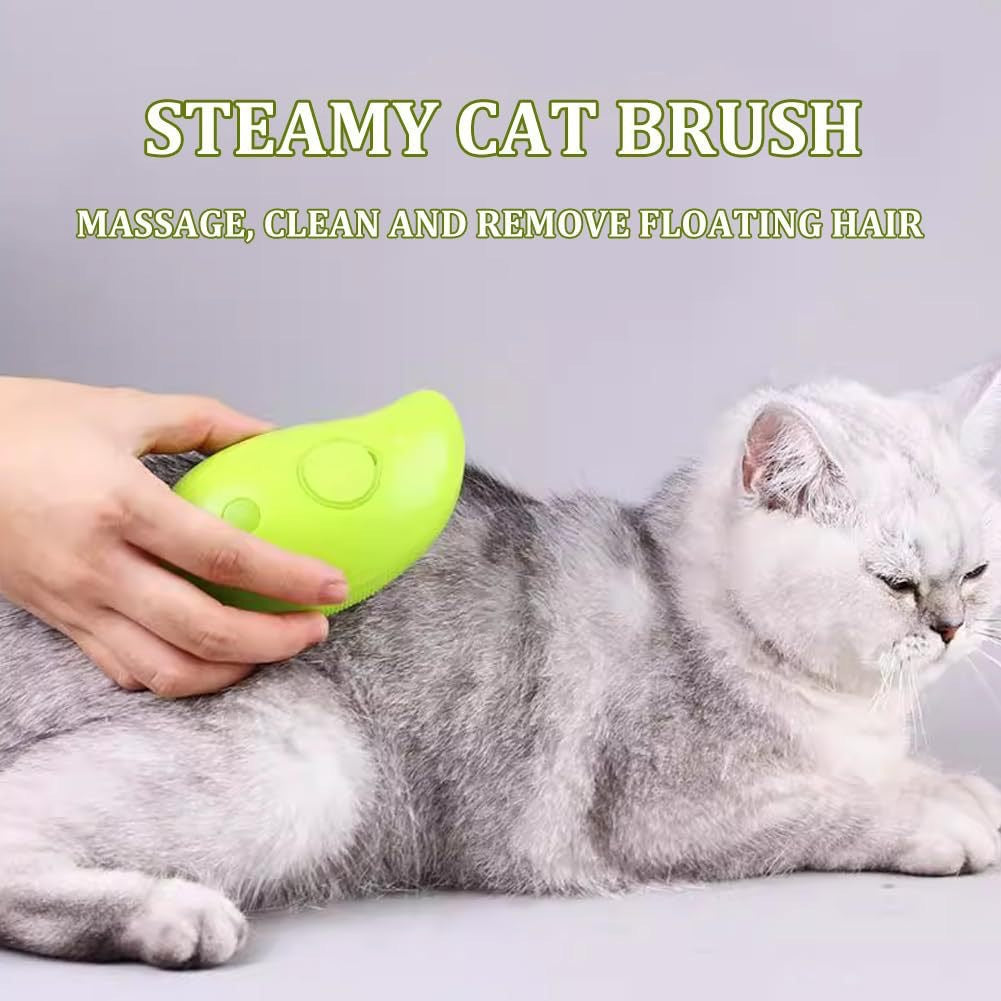 Electric Massage Comb Steam BrushCat Steam Brush - Electric Massage Steam Brush | Koalakits36