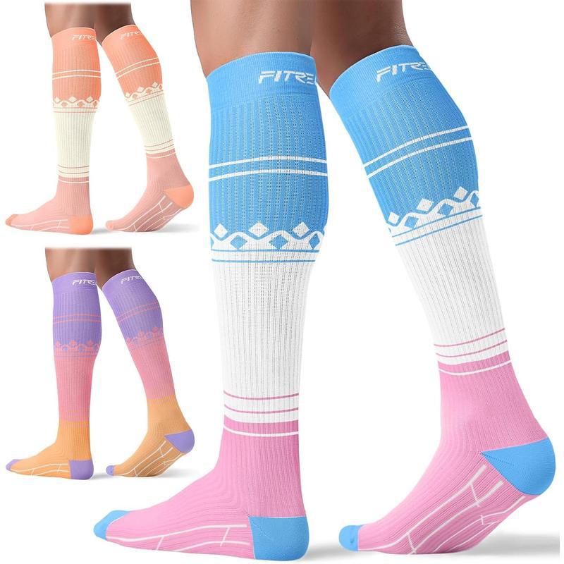 Women's Long Compression Calf Socks – Warm, Comfortable Casual Knee-High Socks for Everyday Wear, Outdoor Activities & Winter Comfort