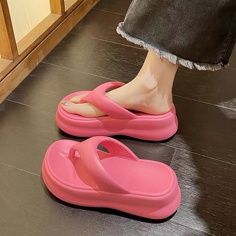 Non-slip Height-increasing Thick-soled Eva Flip-flops Women's Slippers | Koalakits36